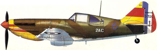 Dewoitine d520 escadrille 2ac 1941