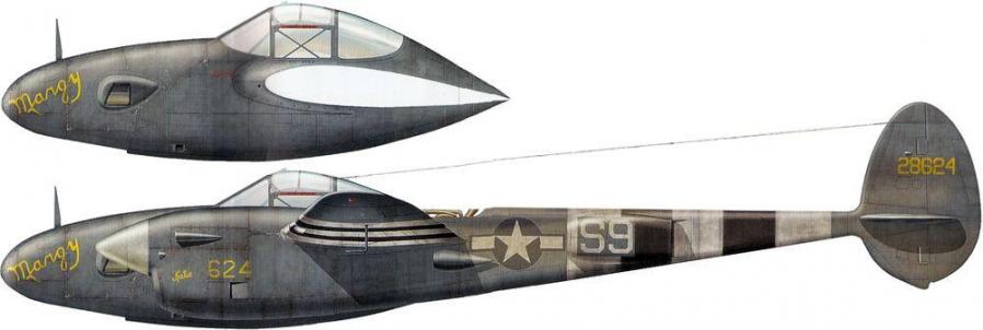 Lockheed lightning f 5e 2 lo 42 8624