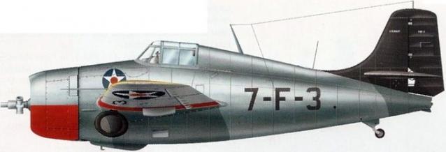 Grumman f4f 3 vf 7 uss wasp 1940