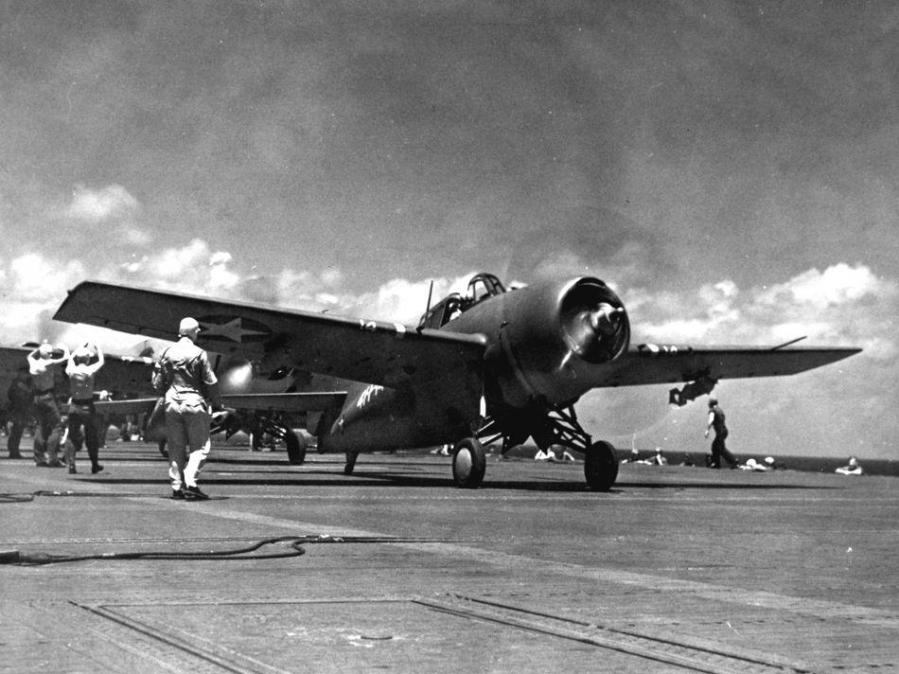 Grumman f4f 3 wildcat vf 41 uss ranger cv 4 1942 us navy national naval aviation museum nnam 1996 253 7386 007
