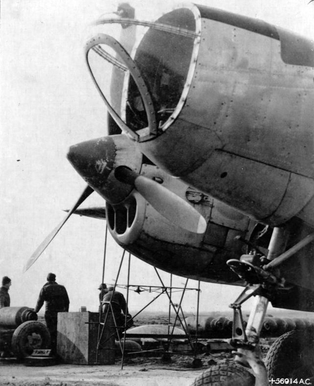 Lockheed p 38 droop snoot 9th air force