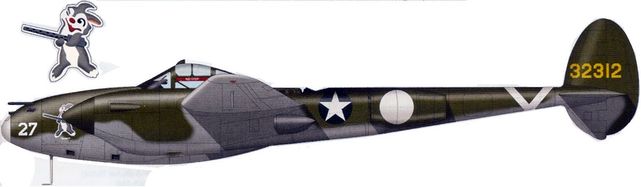 Lockheed p 38 g pa tilley