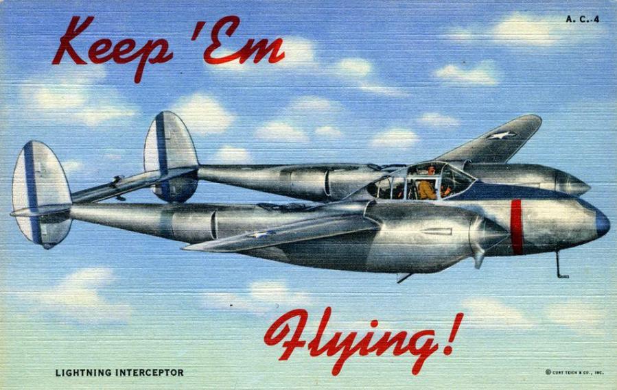Lockheed p 38 keep em flying