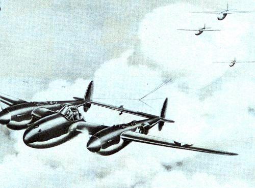 Lockheed p 38 towing glider project