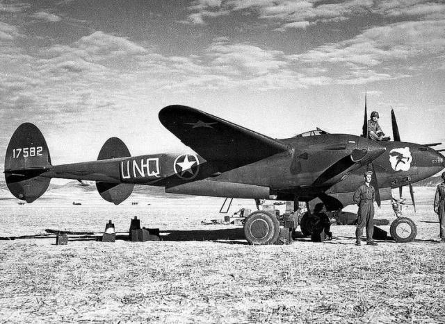 Lockheed p 38f 41 7582 94th fs 1st fg northern africa 1942