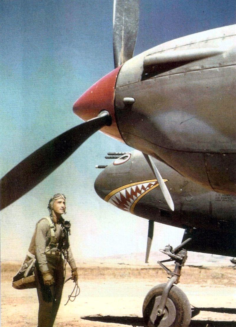 Lockheed p 38f lightning 37th fs 14th fg james holingsworth youks les bains 1943