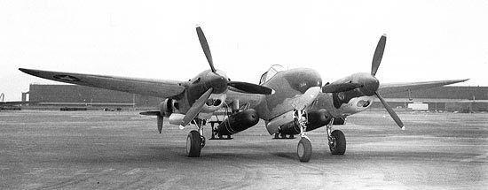 Lockheed p 38f with two torpedoes