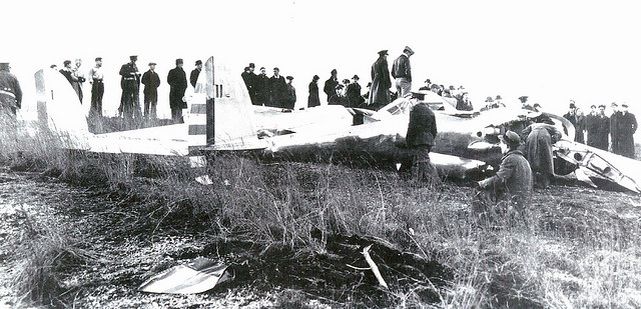 Lockheed xp 38 37 457 crash landing 11 february 1940