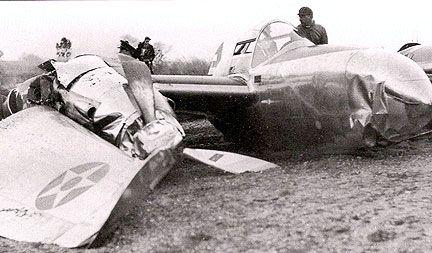Lockheed xp 38 37 457 crash landing