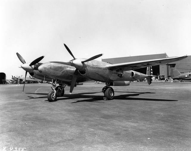 Lockheed xp 49 40 3055 burbank