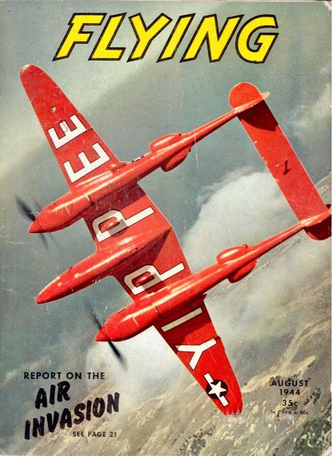 Magazine flying 1944 p 38 lightning yippee