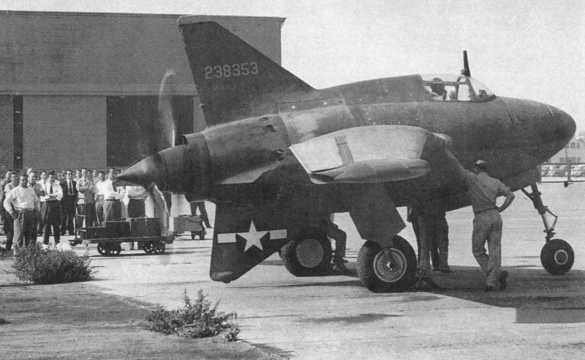 Northrop xp 56 2nd prototype