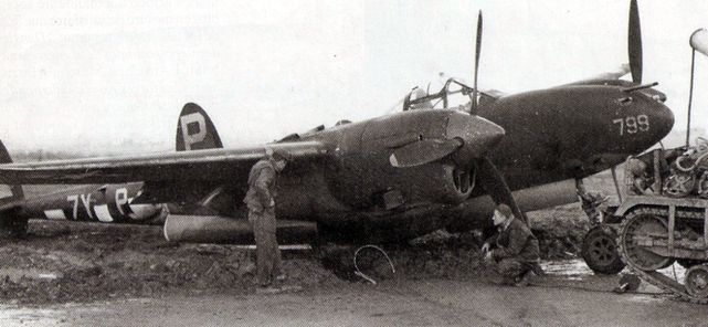 P 38 belgium 1944